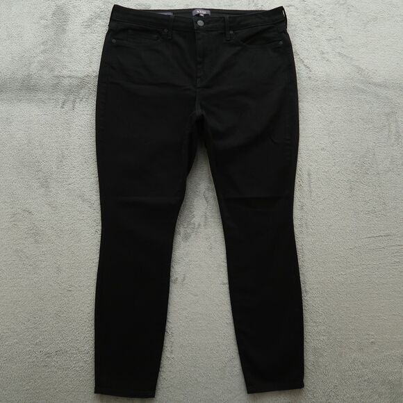 Not Your Daughters Jeans NYDJ Women's 14P Black Mid-Rise Ami Skinny 27" Inseam - Picture 1 of 16